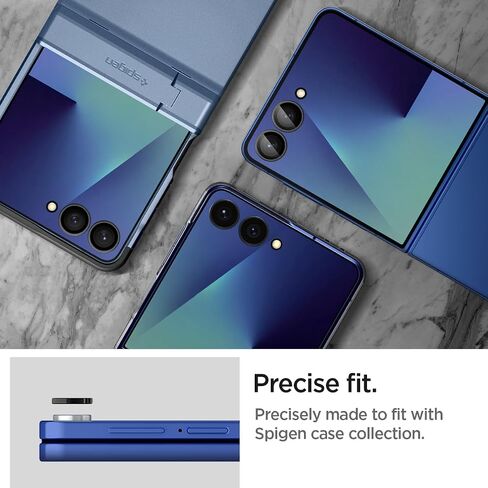 Spigen Camera Lens Screen Protector [GlasTR EZ Fit Optik Pro] Designed for Galaxy Z Flip 7 [Case Friendly] - 2 Pack in Saudi Arabia