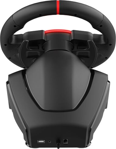 SUBSONIC - Superdrive GT270 Racing Wheel, 270° Rotation, LED Illuminated Controls, Pedals, Compatible with Switch/Xbox/PS4/PC - Black in Saudi Arabia