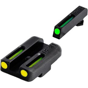 TRUGLO TFO Tritium & Fiber-Optic Handgun Sight | Snag-Resistant Front & Rear Bright Night Sights, Compatible with Glock Handguns in Saudi Arabia