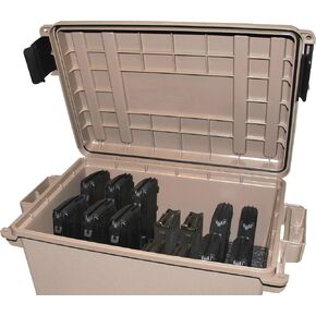MTM TMC308 Tactical Magazine Can, 308 7.62x51 Magazine Storage, Stackable, Water Resistant, Double Padlocked Tabbed, USA Made, Dark Earth in Saudi Arabia