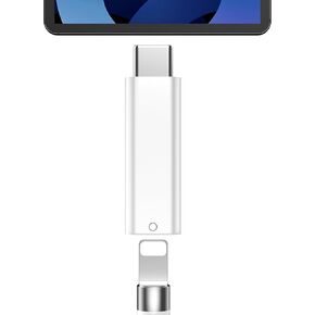 محول USB C إلى قلم رصاص الأول لجهاز iPad A16 الجيل الحادي عشر والجيل العاشر، نوع C ذكر إلى محول شاحن Lightning أنثى لقلم Apple الجيل الأول، موصل زوج بلوتوث لiPencil 1 in Kuwait