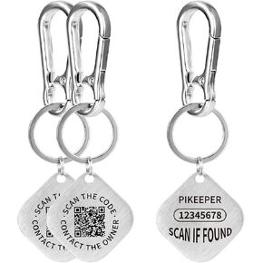 Smart QR Code Keychain Tags - Location Display on Scan, Easy Lost & Found with Reward Option in Saudi Arabia