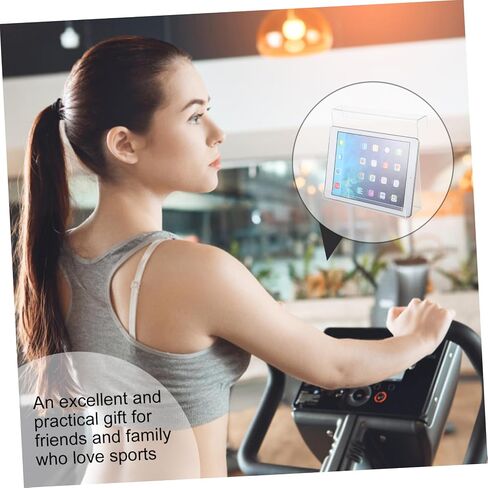 Acrylic Treadmill Magazine Rack for Tablets and E Readers Durable Holder Frame for Exercise Equipment for Reading Books Magazines While Working in Saudi Arabia