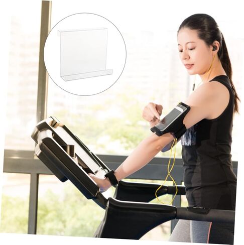 Acrylic Treadmill Magazine Rack for Tablets and E Readers Durable Holder Frame for Exercise Equipment for Reading Books Magazines While Working in Saudi Arabia