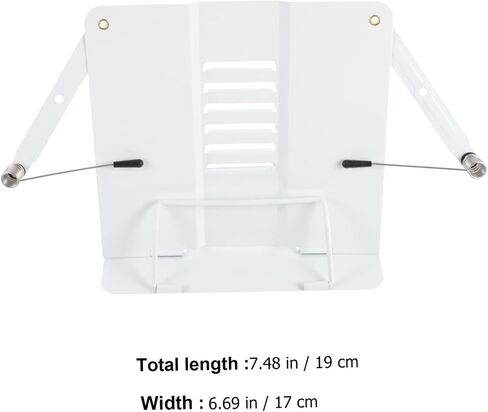 1Pc Adjustable Iron Book Stand Hands Reading Holder for Textbooks Tablets and Music Scores Household Reading Rack Ergonomic Design for Comfortable Viewing in Saudi Arabia