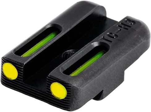 TRUGLO TFO Tritium & Fiber-Optic Handgun Sight | Snag-Resistant Front & Rear Bright Night Sights, Compatible with Glock Handguns in Saudi Arabia