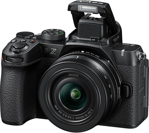Nikon Z50 II Mirrorless Camera with Z DX 16-50mm f/3.5-6.3 VR and 50-250mm f/4.5-6.3 VR Lens + 128 GB Memory + Extra Battery + Camera Case + Tripod + More (30pc Bundle) (Renewed) in Saudi Arabia
