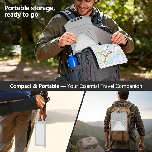 حامل سيارة Magicbox Starlink Mini للسيارة لرحلات الطريق على متن قارب RV، غطاء حماية من السيليكون لجهاز Starlink Mini مع 4 أكواب شفط، غطاء تثبيت على السقف باللون الرمادي in Saudi Arabia