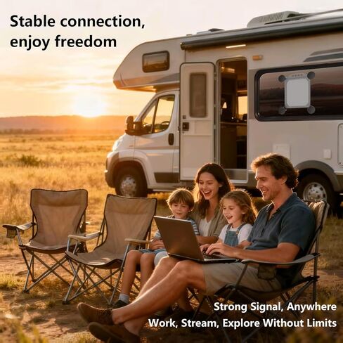 حامل سيارة Magicbox Starlink Mini للسيارة لرحلات الطريق على متن قارب RV، غطاء حماية من السيليكون لجهاز Starlink Mini مع 4 أكواب شفط، غطاء تثبيت على السقف باللون الرمادي in Saudi Arabia