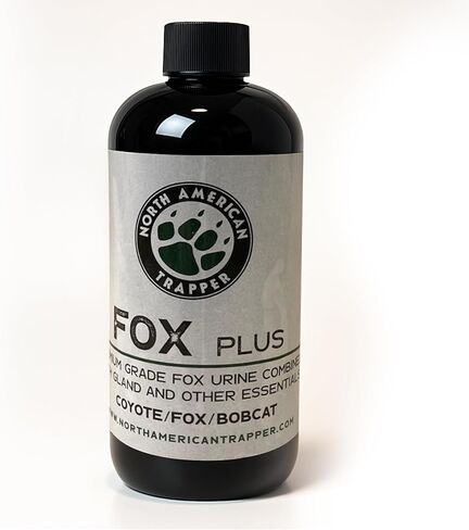 Fox Urine & Fox Plus - بول عالي الجودة 16oz أو مزيج من الغدد والبول والزيت 8oz - قاعدة رائحة Canid ممتازة للاستخدام في الهواء الطلق وإدارة الحياة البرية in Saudi Arabia