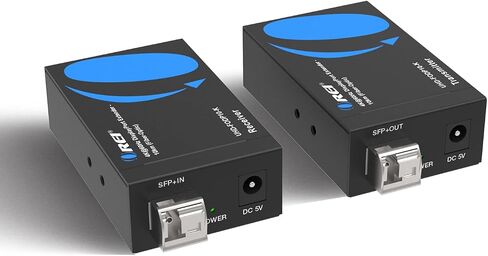 OREI 4K HDMI Extender Over Fiber Optic Balun - UltraHD 4K @ 60Hz 4:4:4 DR, CEC, HDR10+, VESA Res, SFP+ - Up to 10 KM in Single Mode - 300M in Multi-Mode in Saudi Arabia