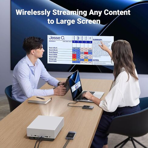 جهاز إرسال UGREEN لاسلكي USB C وجهاز استقبال HDMI من النوع C إلى HDMI 1080P@60 هرتز 5G نقل واي فاي لإخراج الفيديو والصوت من الهاتف/الكمبيوتر/MacBook/الكاميرا/صندوق التلفزيون/DVD إلى التلفزيون/الشاشة (164FT/50m) in Saudi Arabia