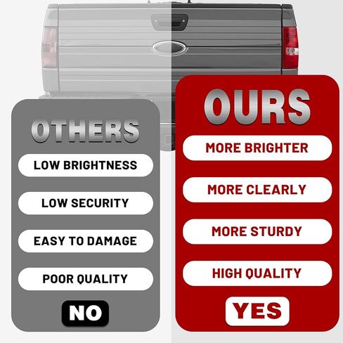 HECASA Right Tail Light Assembly Compatible with 2004-2008 Ford F150 Replacement for FO2800182 5L3Z13405CA Tail Brake Lamp Rear Light Plastic Red Clear Lens Passenger Side in Saudi Arabia