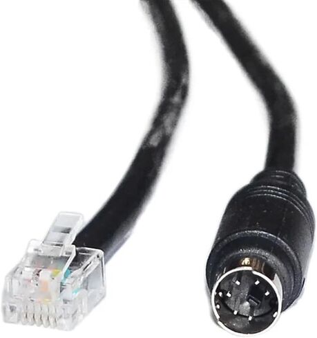 كابل موصل صغير DIN 6PIN إلى RJ12 6P6C بطول 2 متر لدواسات FANA/المحولات إلى عجلات FANA KABLE PS/2 إلى كابل RJ12 6PIN (1 متر) in Kuwait