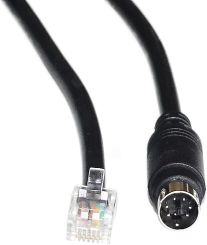 كابل موصل صغير DIN 6PIN إلى RJ12 6P6C بطول 2 متر لدواسات FANA/المحولات إلى عجلات FANA KABLE PS/2 إلى كابل RJ12 6PIN (1 متر) in Kuwait