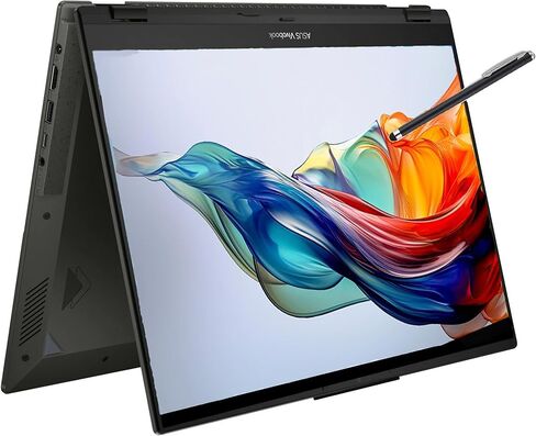 ASUS Vivobook Touch Flip 16 2 في 1 كمبيوتر محمول Intel 10-core i5-1335u (Beats i7-1255u) 16 بوصة WUXGA 16 جيجابايت ذاكرة الوصول العشوائي 512 جيجابايت SSD 4K لوحة مفاتيح بإضاءة خلفية للرسومات W11 (TP360 - متجدد) in Kuwait