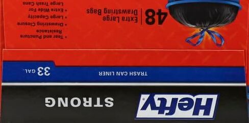 Hefty Strong Large Trash Bags, 33 Gallon, 48 Count in Saudi Arabia