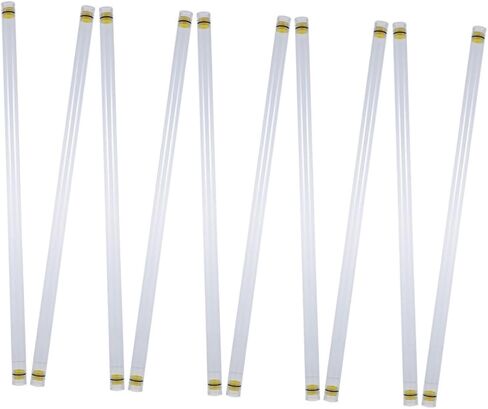 10PCS Transparent Fishing Float Tubes Multi Purpose Floats for Freshwater Saltwater Fishing Essential Tackle Accessory for Anglers in Saudi Arabia