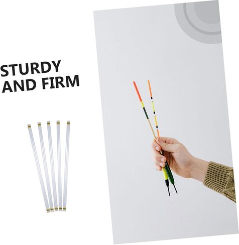 10PCS Transparent Fishing Float Tubes Multi Purpose Floats for Freshwater Saltwater Fishing Essential Tackle Accessory for Anglers in Saudi Arabia