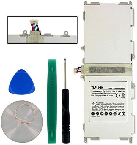Empire Tablet Battery, Works with Samsung GALAXY TAB 4 10.1 Tablet, (Li-Pol, 3.8V, 6800 mAh) Ultra Hi-Capacity Battery in Saudi Arabia