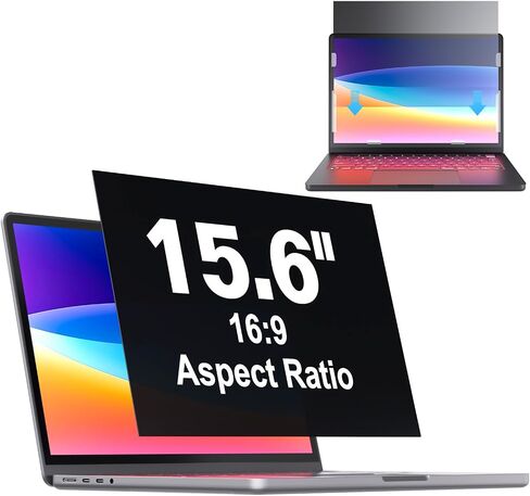 Removable Laptop Privacy Screen 14 Inch 16:10 Anti Glare Blue Light, Laptop Screen Protector 14 Privacy Shield Compatible with Dell Lenovo Thinkpad Hp Elitebook Asus Acer Thinkpad in Saudi Arabia