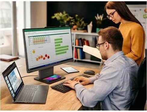 لينوفو ثينك سنتر جين 5 نيو 50 ايه، كمبيوتر مكتبي الكل في واحد 24 بوصة | Intel Core i7 13620H، 10 نوى (6 أداء + 4 كفاءة)، تردد أساسي 2.4 جيجا هرتز | 64 جيجا بايت رام، 2 تيرابايت SSD | ويندوز 11 برو | واي فاي 6 in Kuwait