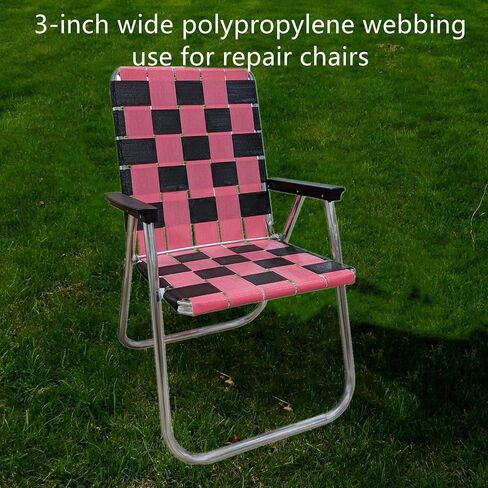 3 inch Webbing for Lawn Chair, Heavy Duty Polypropylene Webbing Strap in Saudi Arabia