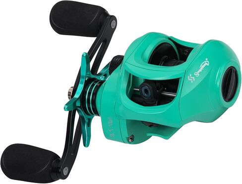 Sougayilang Baitcasting Fishing Reel with 9 + 1 Anti-Reverse Ball Bearings, 8.1:1 High-Speed Gear Ratio Casting Reel in Saudi Arabia