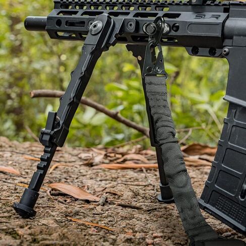CVLIFE 7.5-9 بوصة بندقية Bipod متوافقة مع M-Rail Bipod مع حبال بندقية ذات نقطتين للبندقية، قابل للتعديل، قابل للطي إرفاق Bipod مباشرة للرماية والصيد والمدى وفي الهواء الطلق in Saudi Arabia