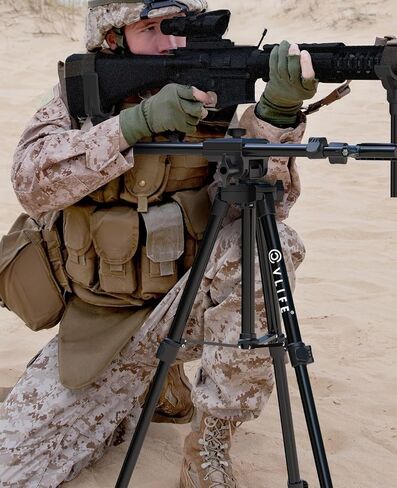 CVLIFE Hunting Rests Shooting Tripod Rifle Hunting Gun Tripod, with Dual Frame and Flexible Orientation, Provide Max Stability for Ground Blinds Shooting Outdoors in Saudi Arabia