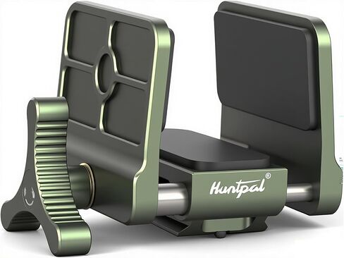 HUNTPAL بندقية ترايبود بندقية المشبك السرج بقية الرماية جبل | دقة الإصدار السريع، رأس ومحول الكرة السويسرية Arca، إطلاق دقيق بدون استخدام اليدين، لعصا الرماية للصيد in Kuwait