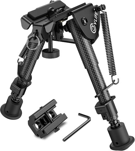 CVLIFE Bipod, Carbon Fiber Bipod for Rifle with Picatinny Adapter 6-9 Inches Bipod in Saudi Arabia