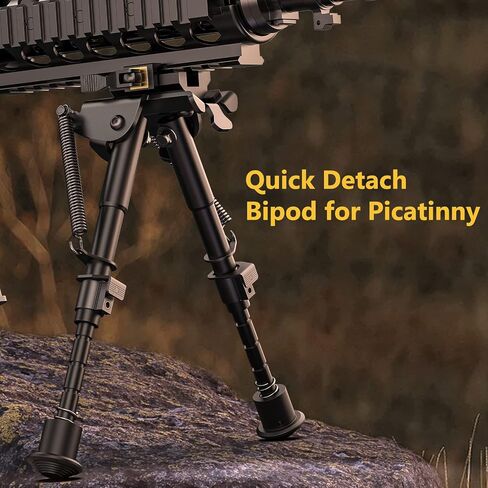 CVLIFE Rifle Bipod، 6-9 بوصة Picatinny Bipod مع محول التحرير السريع in Saudi Arabia