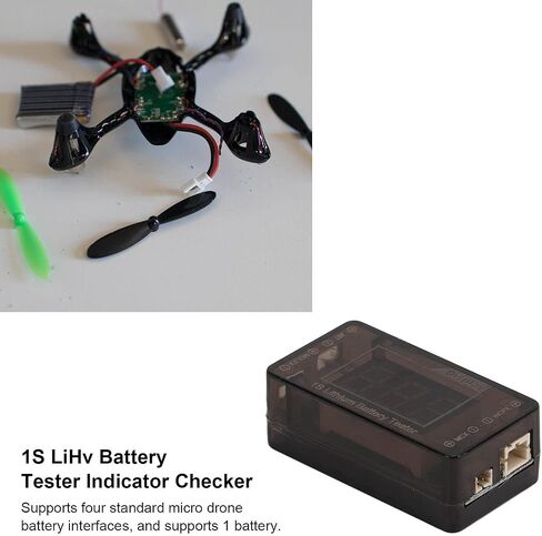 Lithium Battery Tester, 1S Lithium Battery Tester 1S Battery Tester Indicator Checker for JST MCPX MCX Plug Connector Lipo Battery Checker Battery Voltage in Saudi Arabia