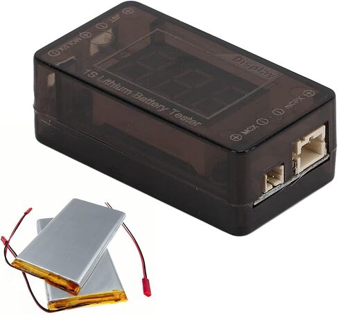 Lithium Battery Tester, 1S Lithium Battery Tester 1S Battery Tester Indicator Checker for JST MCPX MCX Plug Connector Lipo Battery Checker Battery Voltage in Saudi Arabia