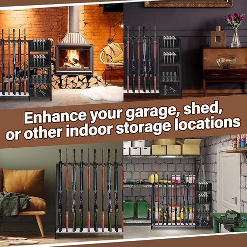 Wooden Gun Rack with Holder, Indoor Floor Standing Rifle Rack, Gun Display Storage for Home or Garage Storage, Holds 10 Long guns and 8 handguns(Walnut) in Saudi Arabia