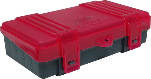 Plano 50-Count Handgun Ammo Box, Dark Gray, Lockable Ammunition Storage, Small Plastic Ammo Box with Dependable Closures and Deep Individual Slots for 9mm & .380 in Saudi Arabia