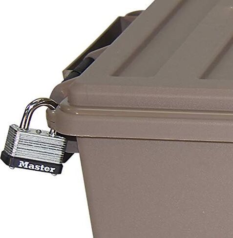 MTM TMC308 Tactical Magazine Can, 308 7.62x51 Magazine Storage, Stackable, Water Resistant, Double Padlocked Tabbed, USA Made, Dark Earth in Saudi Arabia