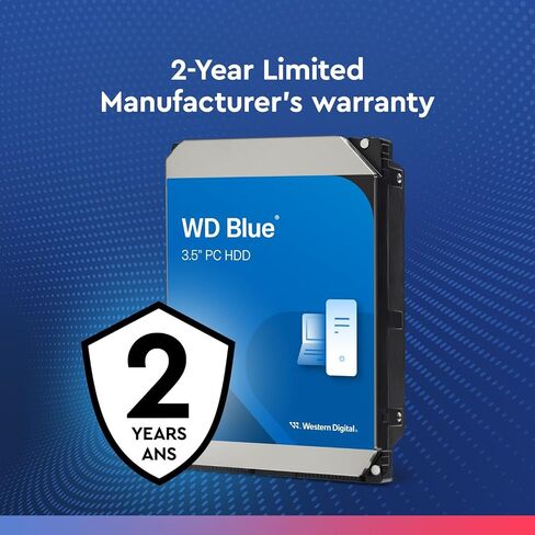 Western Digital 2TB WD Blue PC Internal Hard Drive HDD - 5400 RPM, SATA 6 Gb/s, 64 MB Cache, 3.5" - WD20EARZ (Renewed) in Saudi Arabia