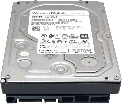 Western Digital 6TB Ultrastar DC HC310 7200 RPM SATA 6.0Gb/s 3.5" Data Center Internal Hard Drive Model 0B36039 (Renewed) in Saudi Arabia