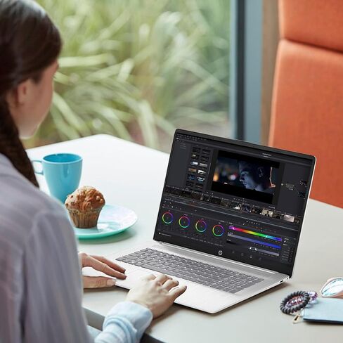 كمبيوتر محمول HP مقاس 17 بوصة، يتضمن Microsoft Office مدى الحياة، كمبيوتر محمول 17.3 IPS FHD، AMD Ryzen 5 6-Cores، ذاكرة الوصول العشوائي 32 جيجابايت، 1 تيرابايت SSD، Windows 11، قارئ بصمات الأصابع، لوحة مفاتيح رقمية ذات 10 مفاتيح، كاميرا ويب HDMI in Kuwait