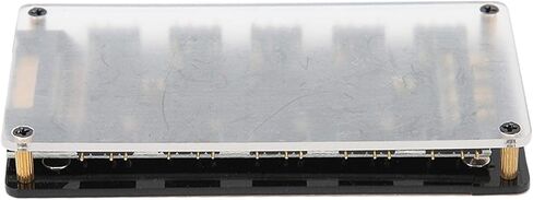 RGB Fan Hub Splitter, SATA Power, Acrylic Board, Magnetic Design, 10 Fans, 10‑in‑1 Interface Extension with Magnetic Fixing, for ASUS/MSI Aura Motherboard in Saudi Arabia