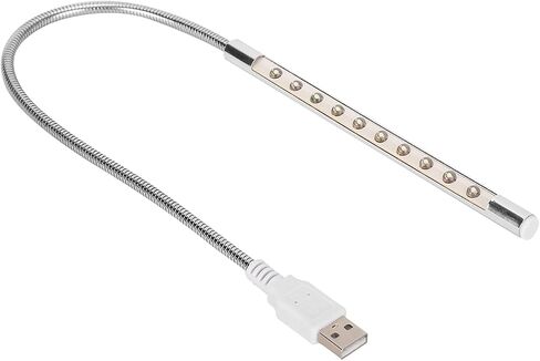 USB Laptop Keyboard Light, 10LED Low Power Consumption Portable Night Light with USB Interface for Computer Use in Saudi Arabia