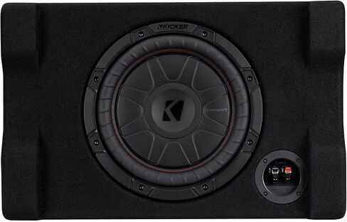 Kicker 52CVTDF102 CVTDF 10" Sub Down Firing Enclosure w/ 400 Watt Amp Bundle (Includes Bass Knob) in Saudi Arabia