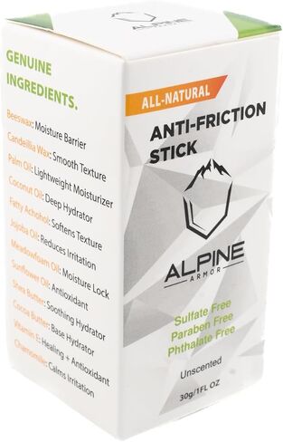 Anti-Friction Stick, All-Natural, Unscented, 1 FL OZ, Sulfate Free, Paraben Free, Phthalate Free, Anti-Chafing Protection in Saudi Arabia