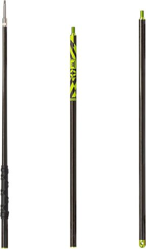 JBL Spearguns 6' Shaka Black Carbon Polespear for Spearfishing, Free Diving, Scuba Diving, 3-Piece Carbon Fiber Pole Spear, Aluminum Unions, Stainless Steel Head, Break-Away Tip, Travel Case in Saudi Arabia