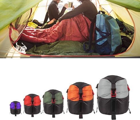 Light Weight Compression Stuff Sacks Space Saving Compression Bags Waterproofs Camping Sleep Bag Easy to Use Outdoor Sleep Bag Stuff Sacks in Saudi Arabia
