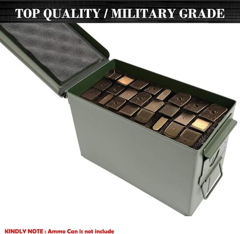 Aolamegs 24 Magazine Holder .50 Cal Ammo Can Foam (Pre-Cut, Military Grade Foam) in Saudi Arabia