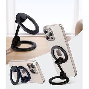 【All Metal, Super Glitter】 Magnetic Phone Ring Holder for Magsafe, Magnet Finger Ring Grip Stand Holder, Compatible with Mag Safe Accessories for Women iPhone 16 e,15,14,13,17 Pro/Max/Plus in Saudi Arabia