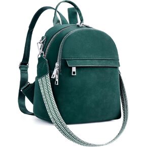 Small Backpack Purse for Women Leather Mini Convertible Designer Backpack Travel Shoulder Fashion Bag Black in Saudi Arabia